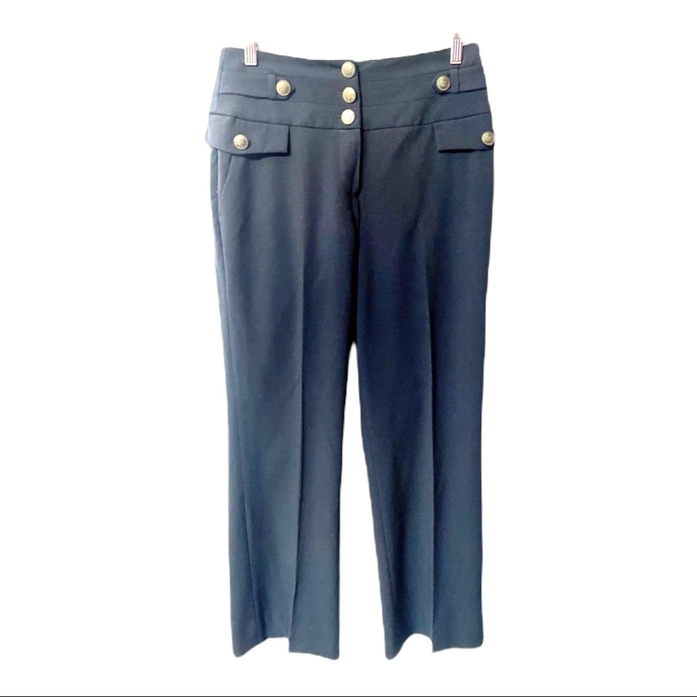 Insights classic military sailor style high cut big brass button trouser  #79B